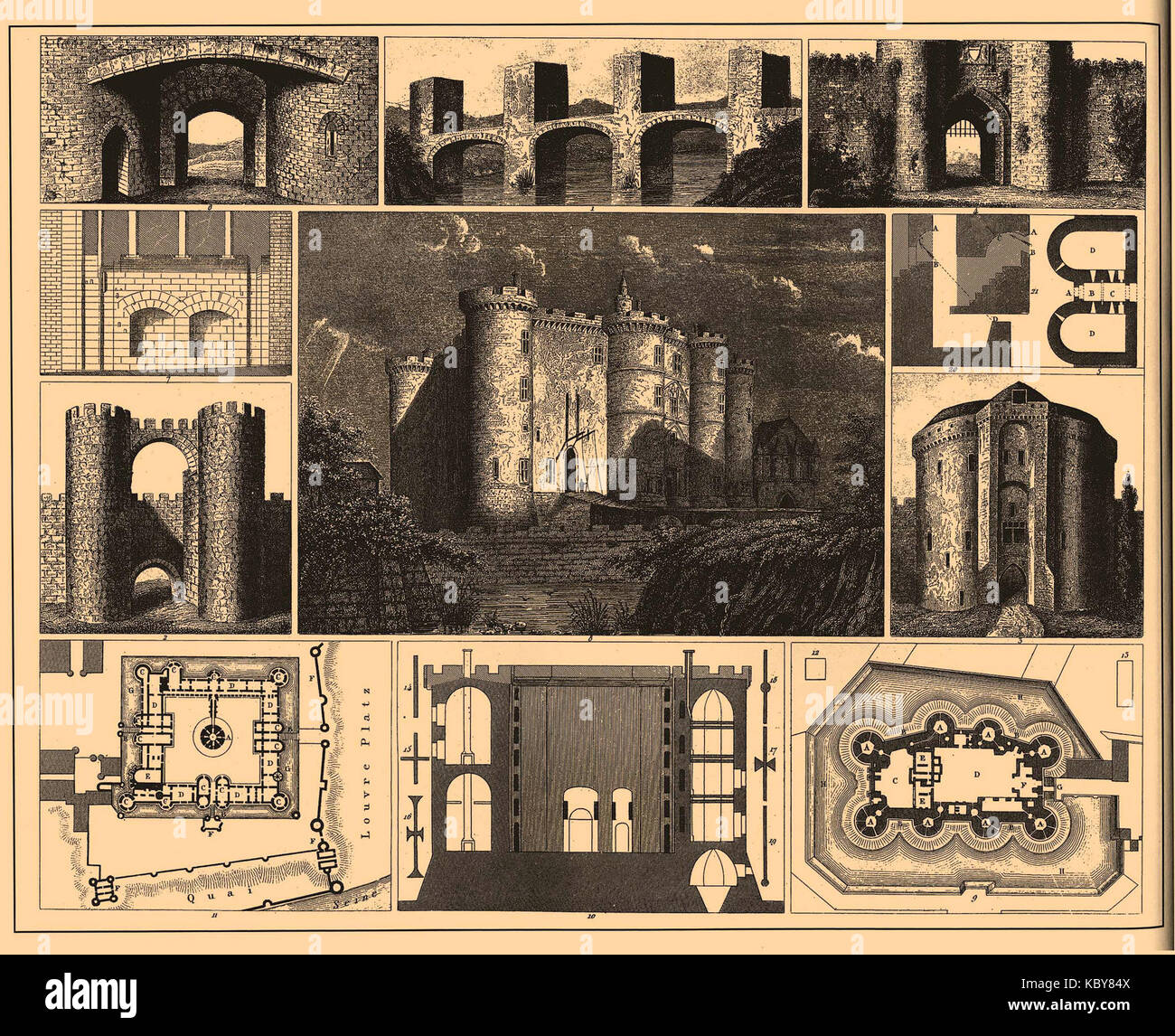 Iconographic Encyclopedia of Science, Literature and Art 356 Stock ...