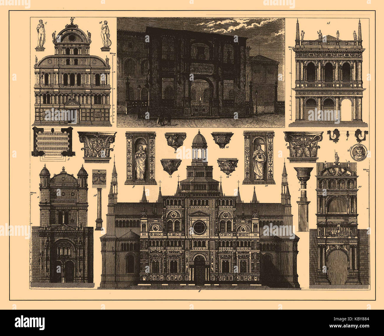 Iconographic Encyclopedia of Science, Literature and Art 447 Stock ...