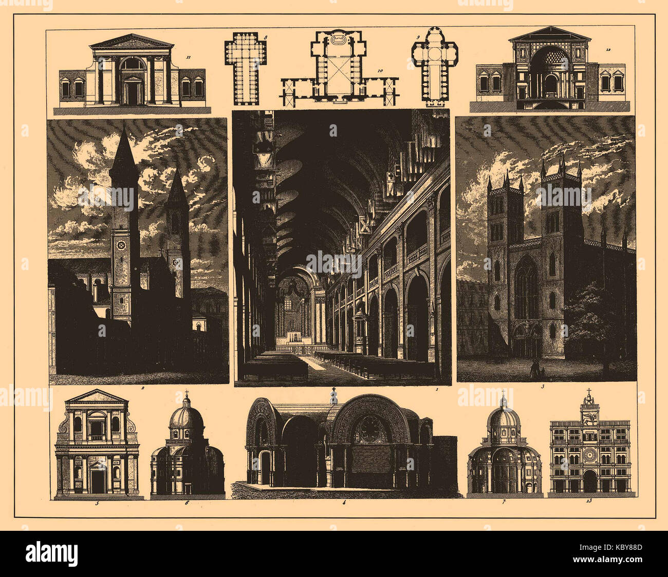 Iconographic Encyclopedia of Science, Literature and Art 455 Stock ...