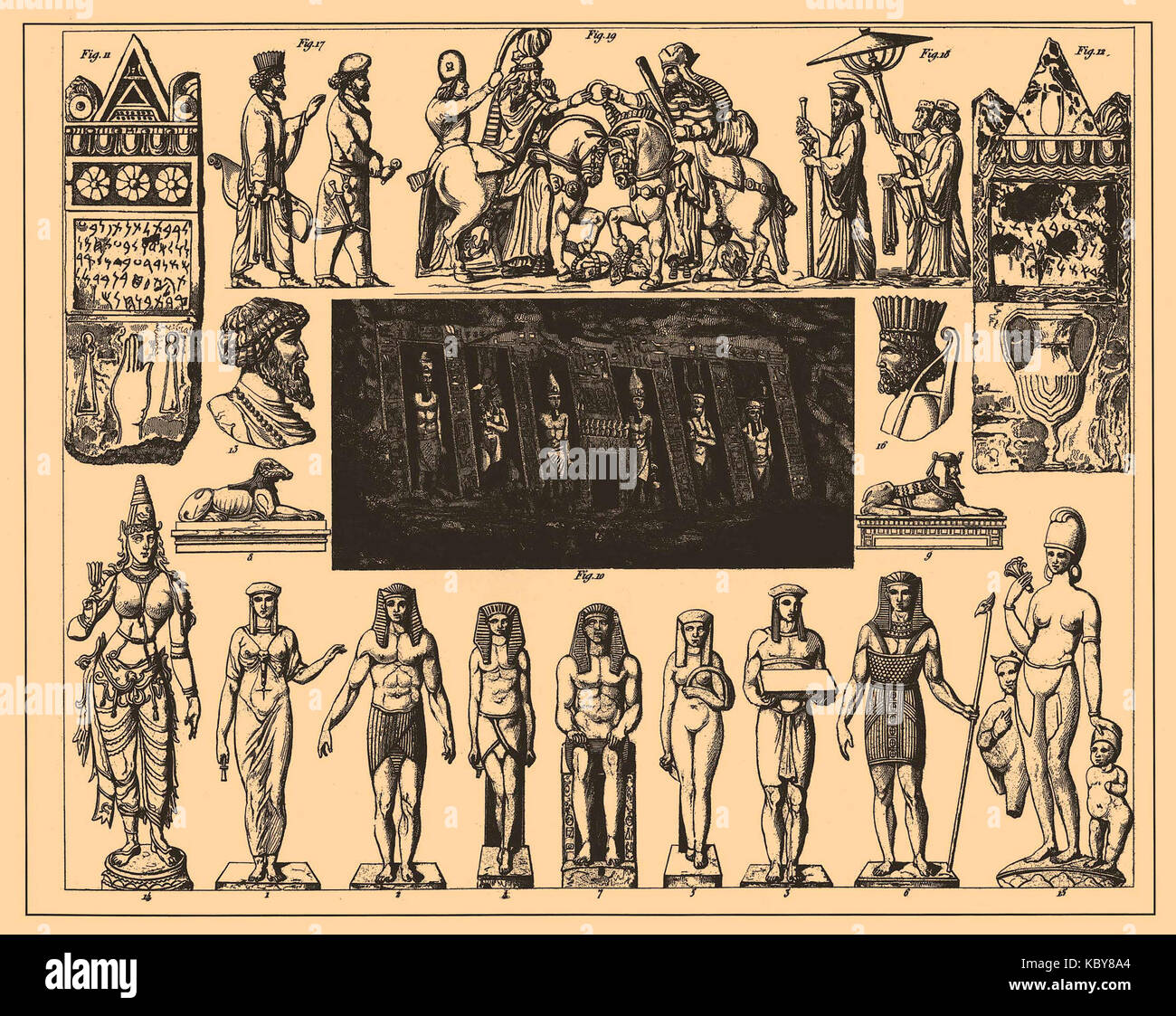 Iconographic Encyclopedia of Science, Literature and Art 505 Stock ...
