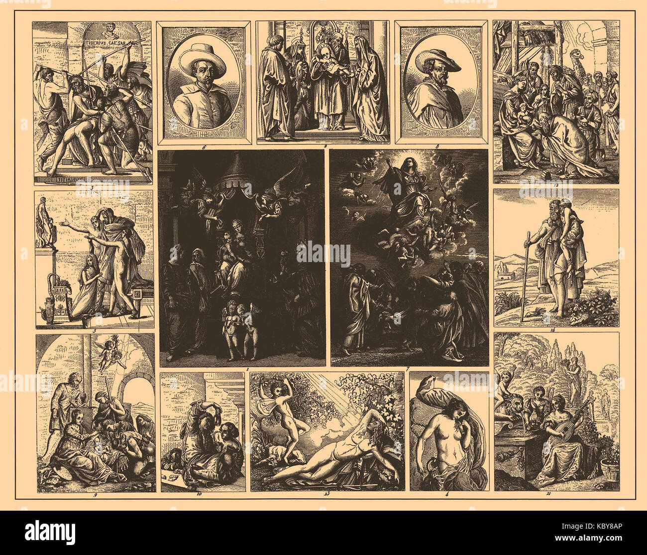 Iconographic Encyclopedia of Science, Literature and Art 523 Stock ...
