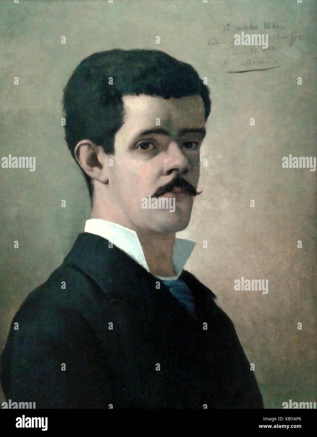 Belmiro de Almeida   Auto retrato aos 25 anos de idade, 1883 Stock Photo