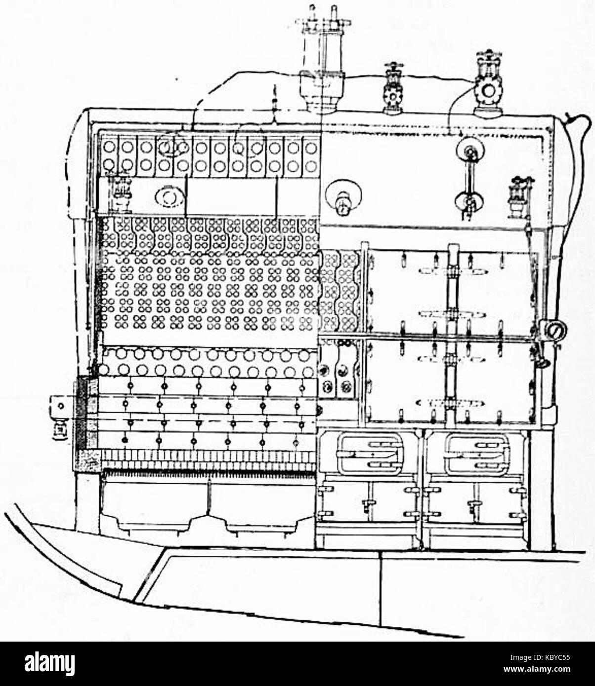 Babcock & Wilcox water tube Boiler (marine type) Boiler Britannica Fig