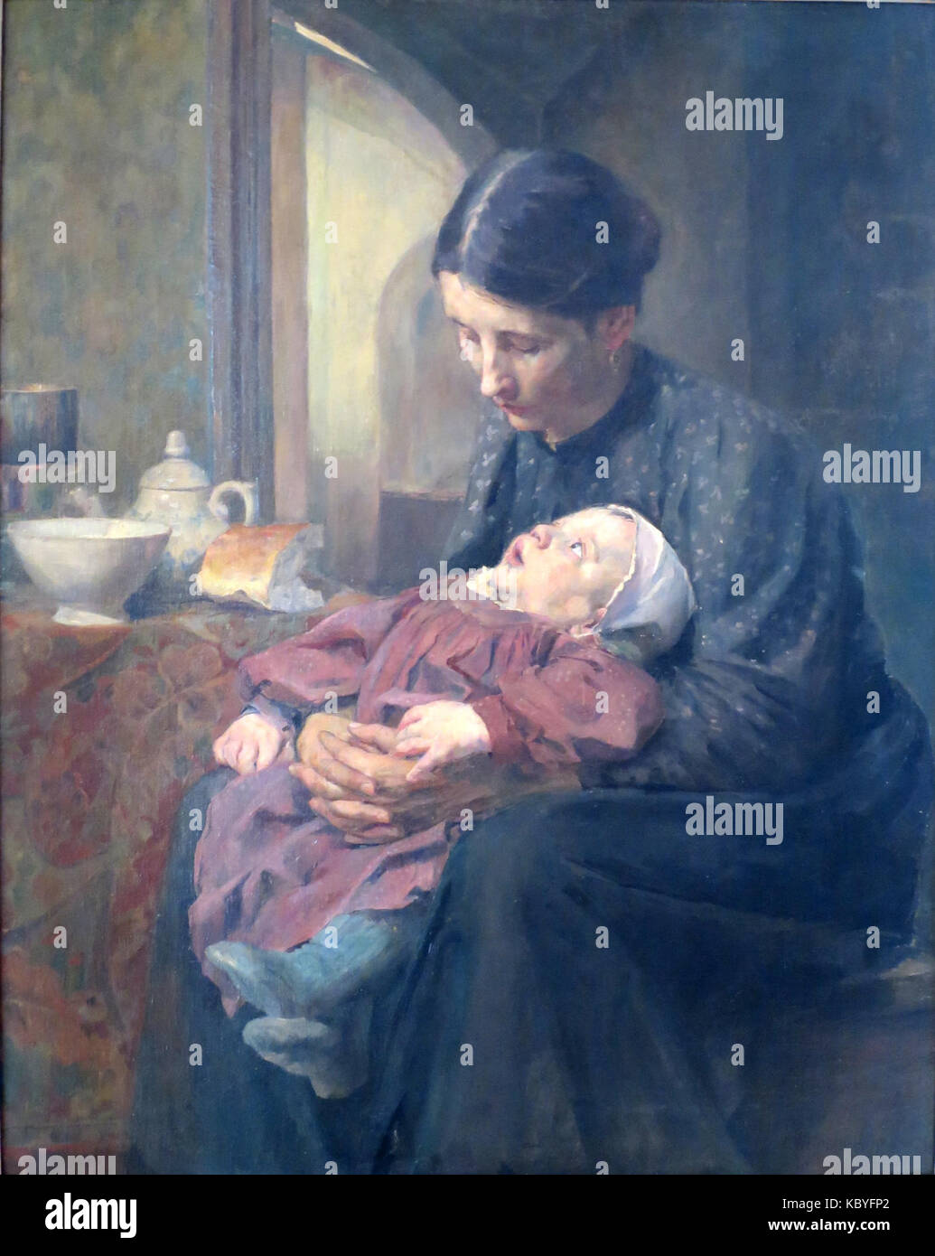 Untitled painting by Carl Wilhelmson Stock Photo Alamy