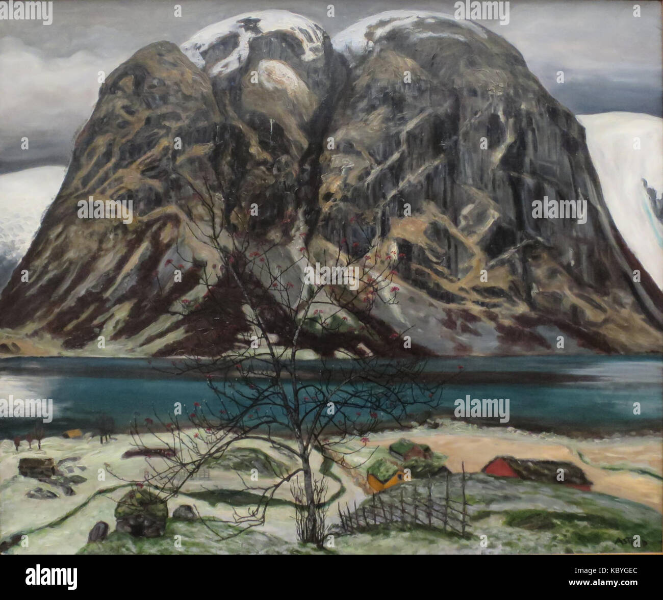 Kollen (The Fell) by Nikolai Astrup, 1906, Bergen Kunstmuseum Stock Photo