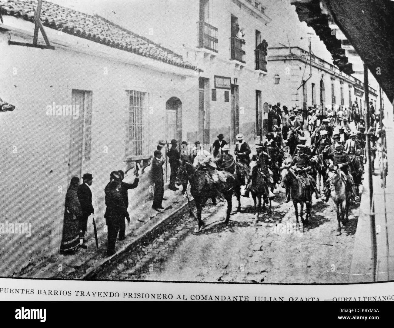 La Ilustracion Pacifico Revolucion Quetzalteca 1897 03 Stock Photo