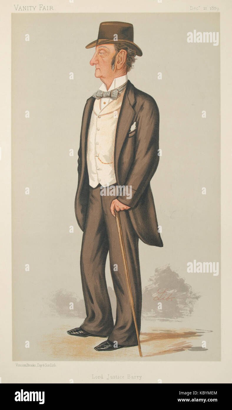 Charles Robert Barry, Vanity Fair, 1889 12 21 Stock Photo