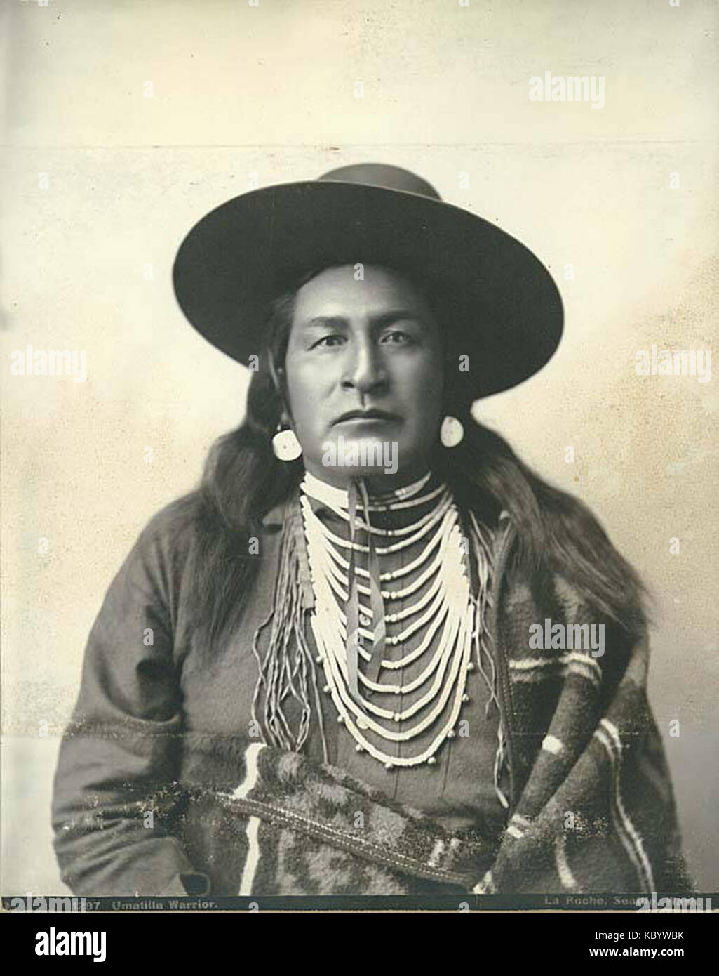Umatilla Indian, Washington, 1899 (LAROCHE 293 Stock Photo Alamy