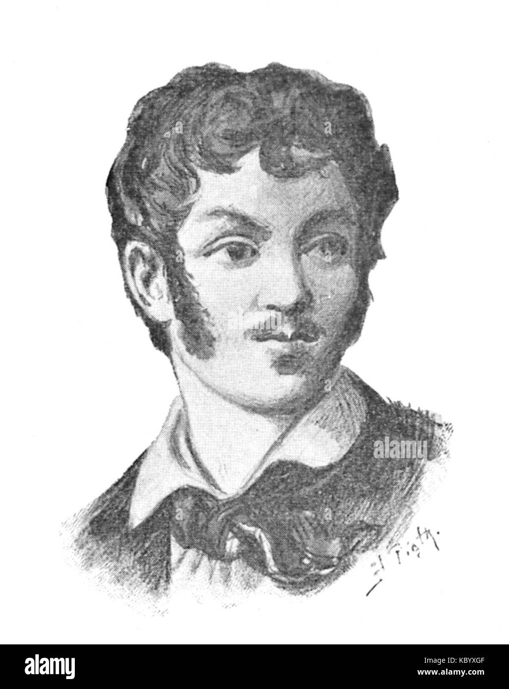 Album pisarzy polskich page115 Antoni Malczewski Stock Photo Alamy