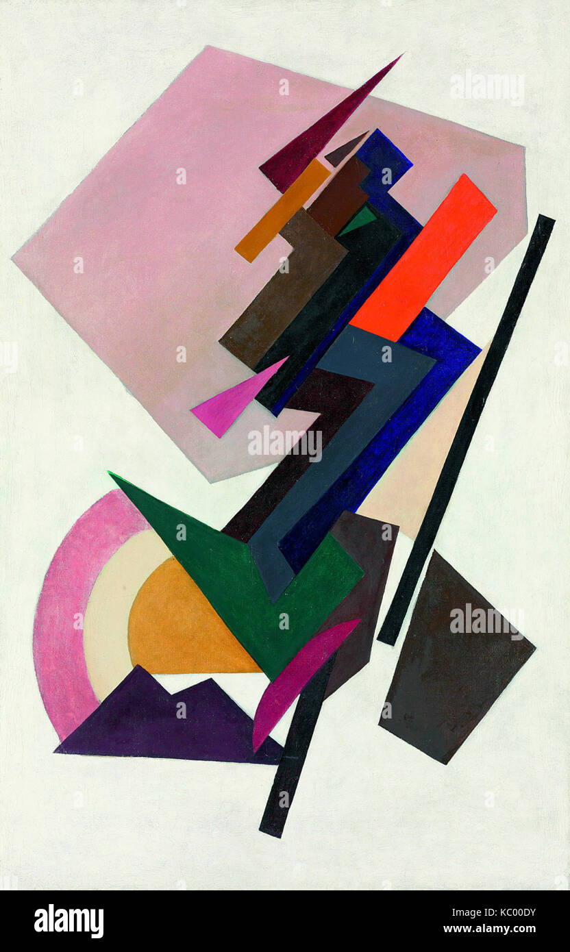 Rozanova Suprematizm (Rozanova, 1916 (KZ Stock Photo - Alamy