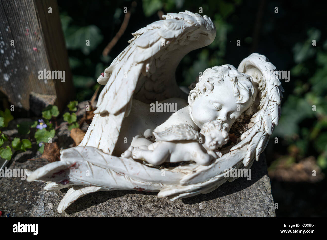 Baby Angel Statue in the Graveyard of the Maria Hilf Pilgrimage Church