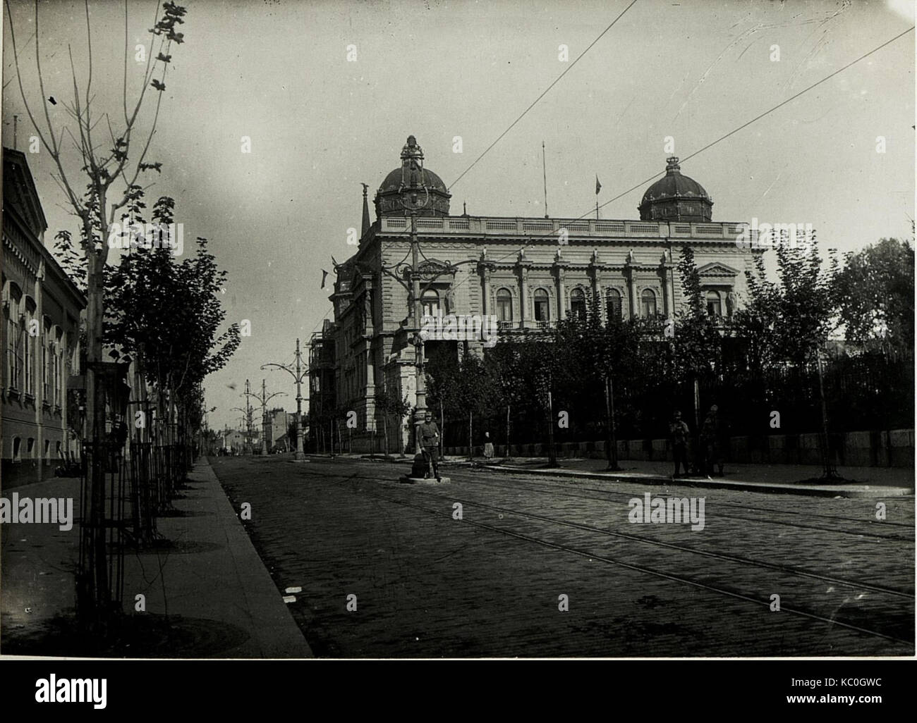 Der Konak von Belgrad am Tag der Einnahme. (BildID 15587040) Stock Photo