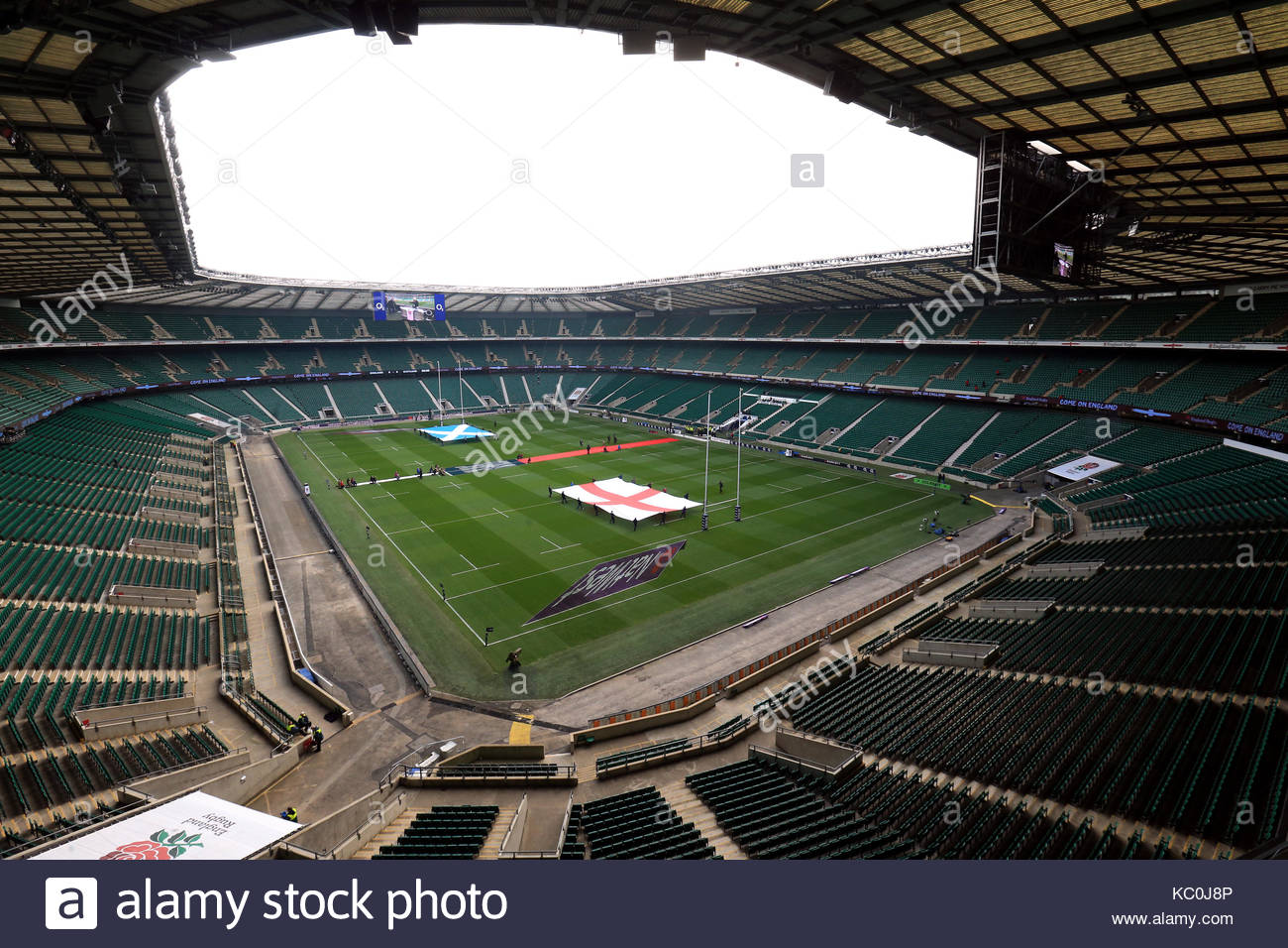 View Inside Twickenham Stadium Twickenham Stock Photos & View Inside