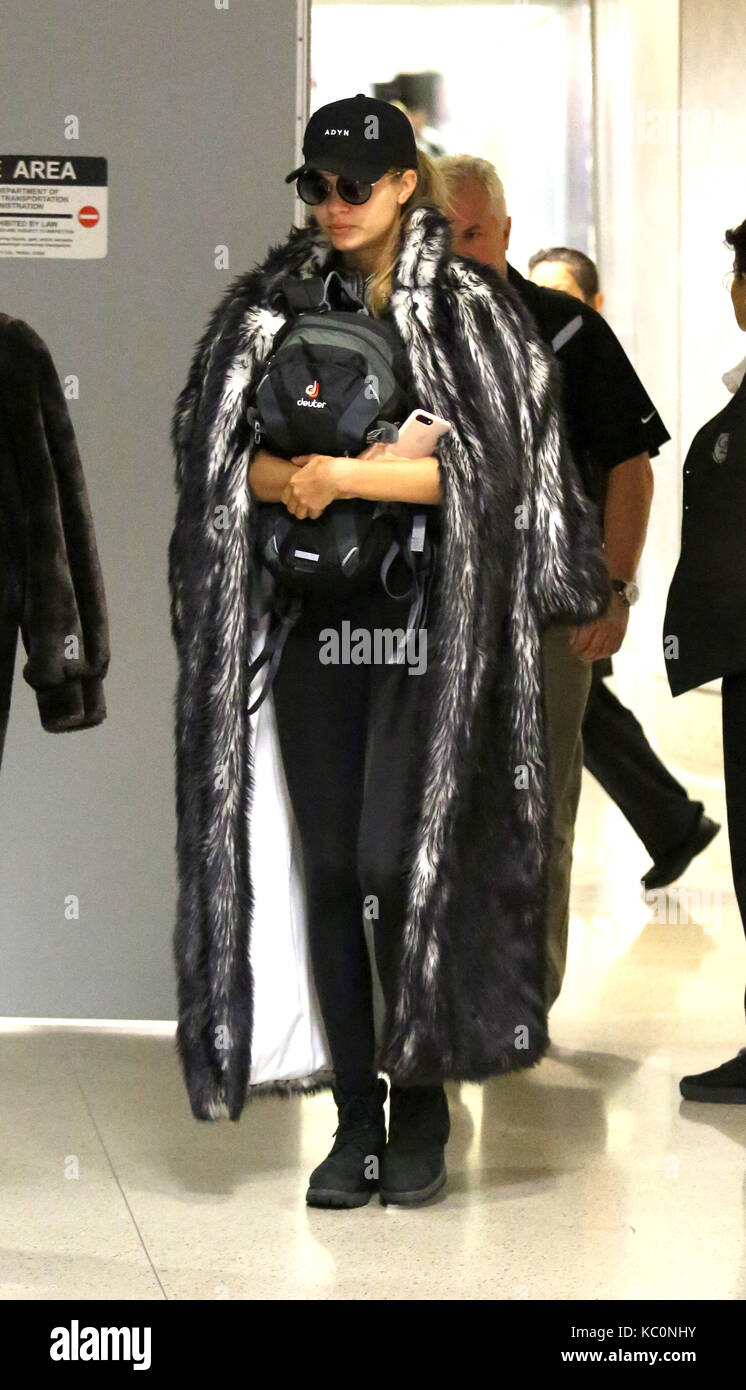 Josephine Skriver and Jasmine Tookes arrive at Los Angeles