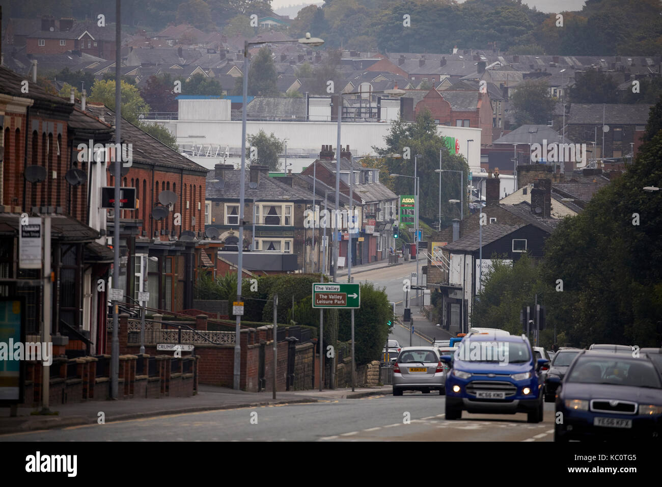 Bolton Asda store on Blackburn Road a666 Stock Photo