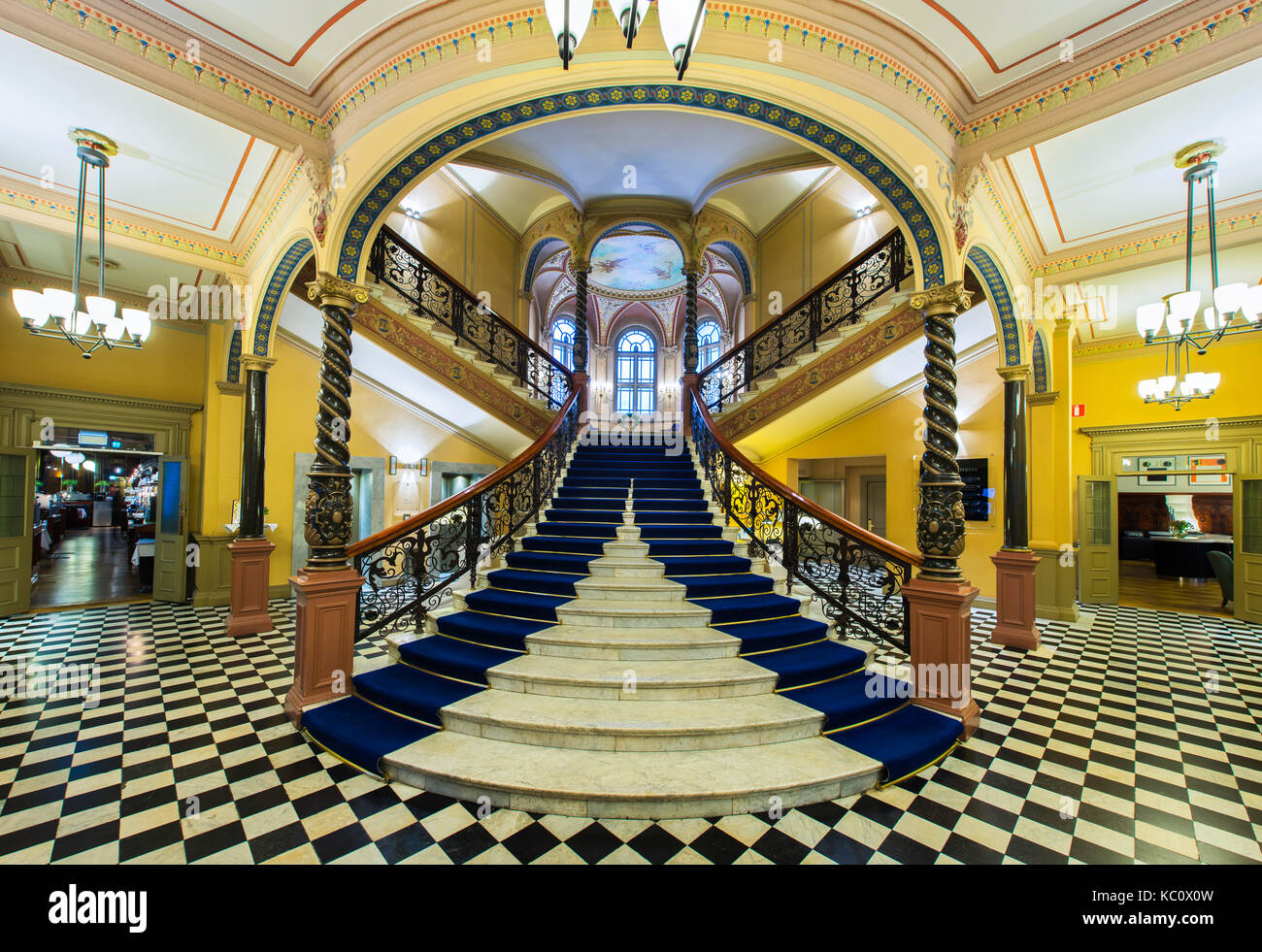 marble staircase in the hotel. many steep steps, a sharp turn on the stairs  down. natural stone on the stairs, expensive material, smooth texture  15582636 Stock Photo at Vecteezy