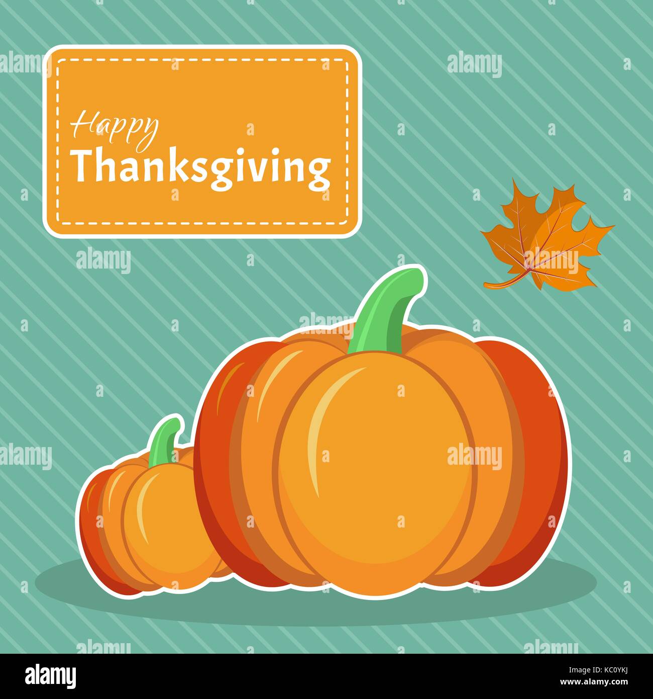 Greeting card template for Thanksgiving Day Stock Vector Image & Art ...