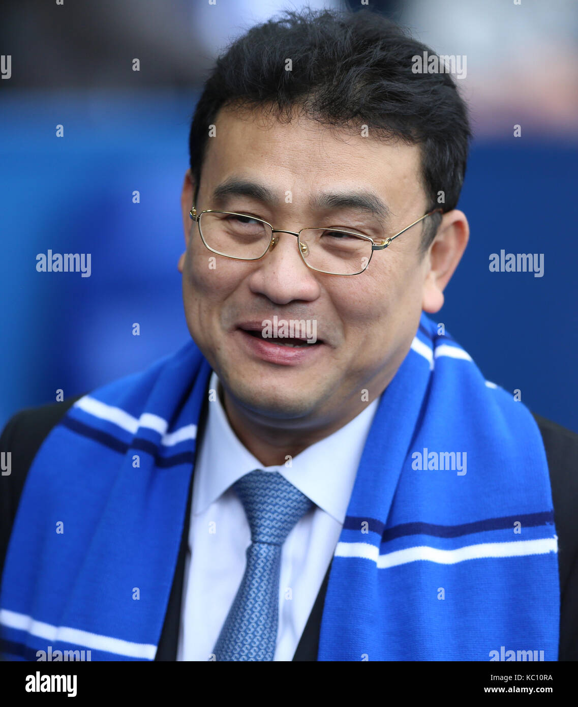 Sheffield Wednesday owner Dejphon Chansiri during the Sky Bet Championship match at Hillsborough, Sheffield. PRESS ASSOCIATION Photo. Picture date: Sunday October 1, 2017. See PA story SOCCER Sheff Wed. Photo credit should read: Nigel French/PA Wire. RESTRICTIONS: No use with unauthorised audio, video, data, fixture lists, club/league logos or 'live' services. Online in-match use limited to 75 images, no video emulation. No use in betting, games or single club/league/player publications. Stock Photo