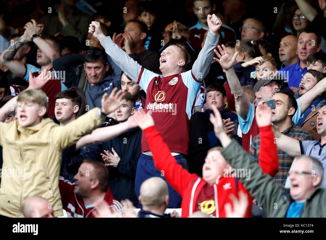 Burnley fans hires stock photography and images Alamy