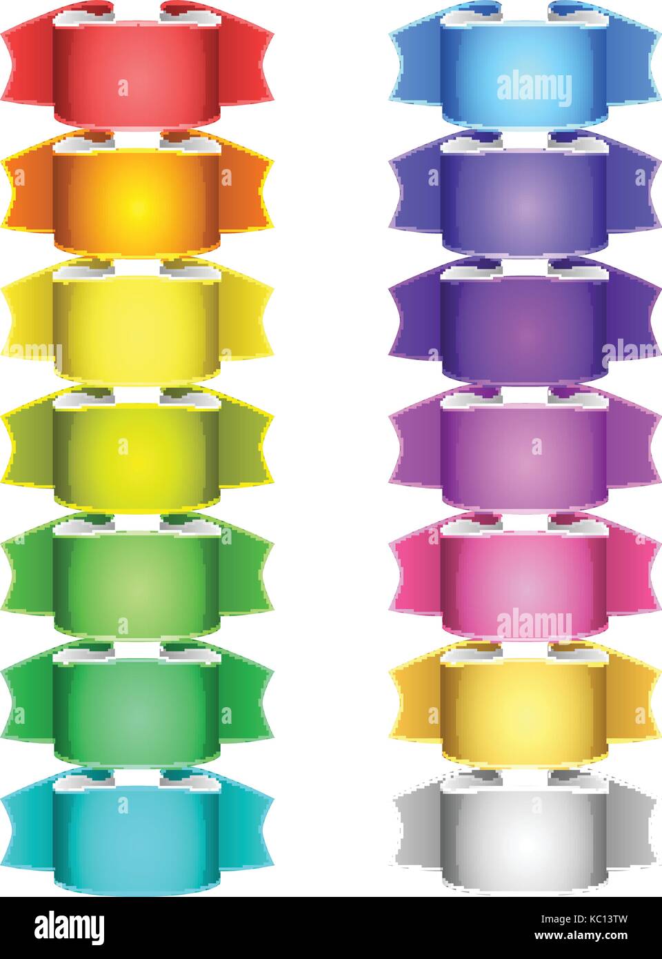 vector ribbons set Stock Vector Image & Art - Alamy