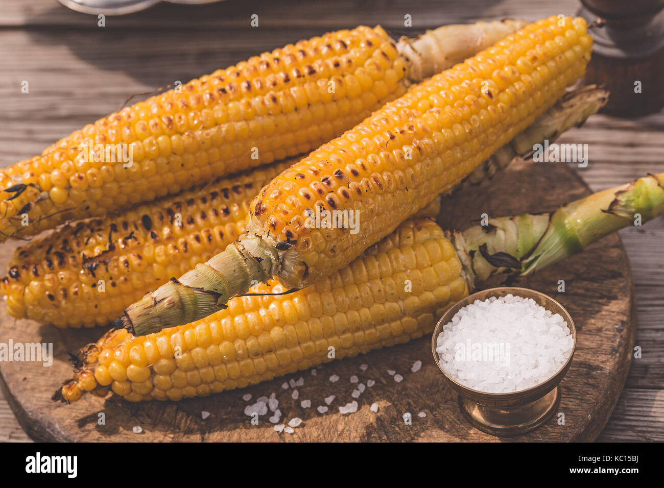 Baked corn closeup on hi-res stock photography and images - Alamy