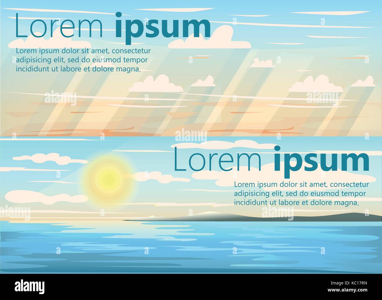 blue sea background with waves and lighthouse. Vector Illustration A ...