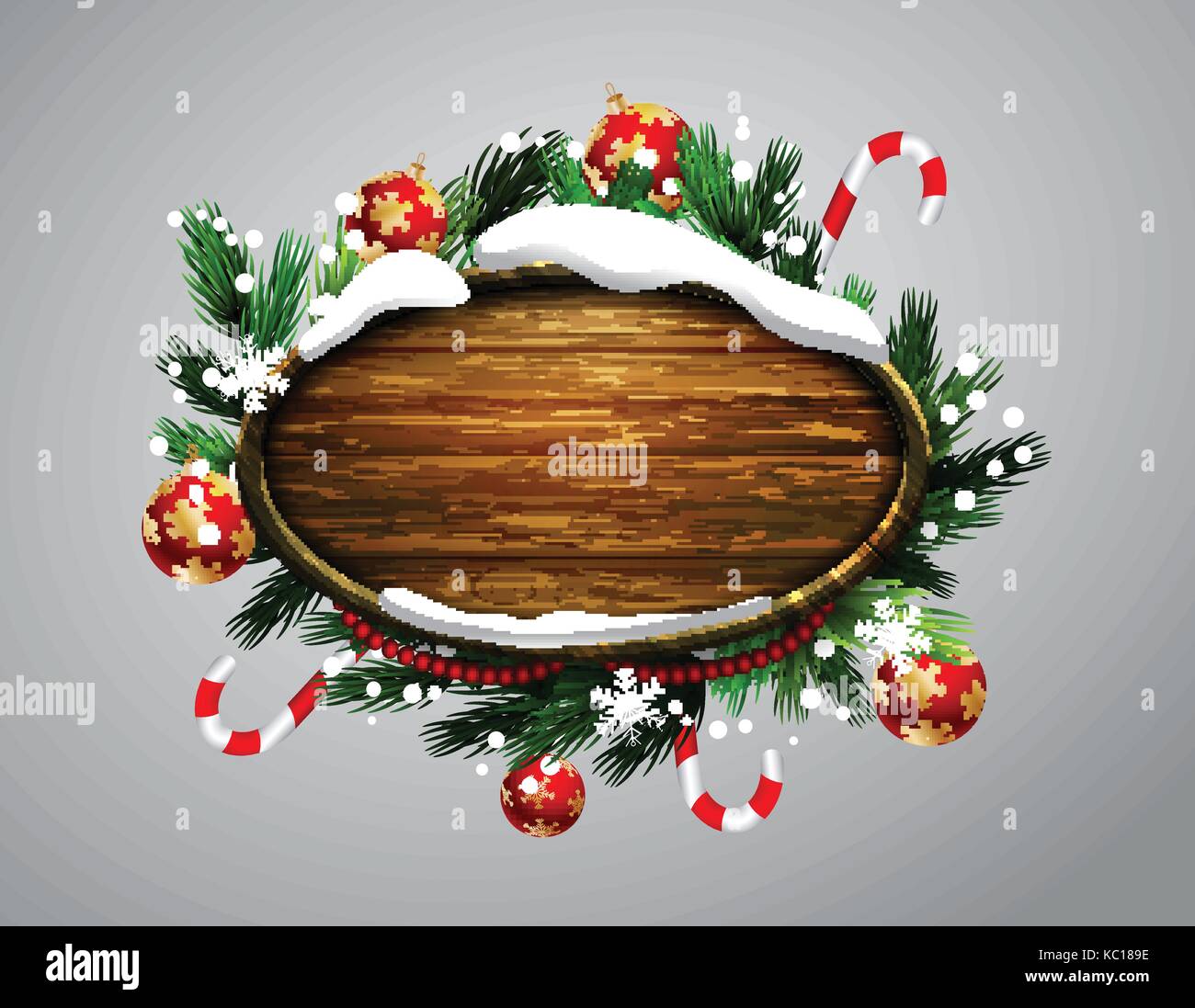Vector wooden christmas board Stock Vector Image & Art Alamy