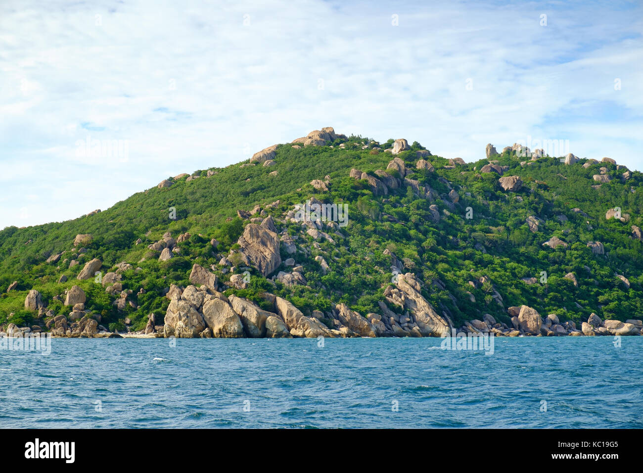 Beautiful islands at Cam Ranh Bay, Khanh Hoa, Viet Nam. Cam Ranh Bay is