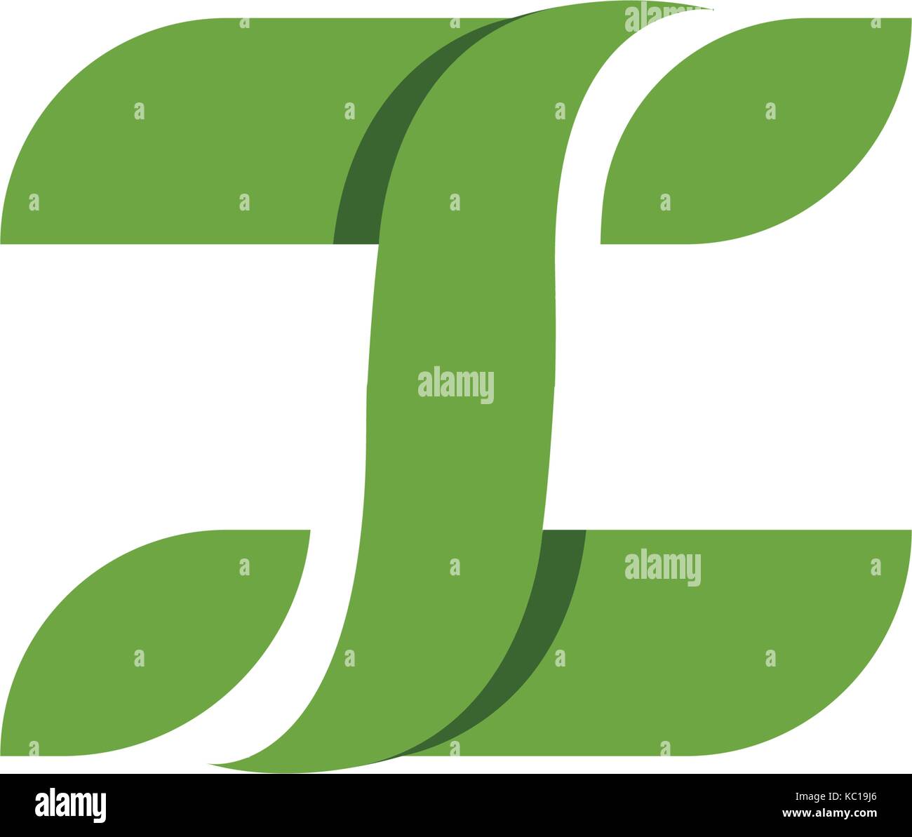 Letter Logos of green tree leaf ecology nature element vector icon ...