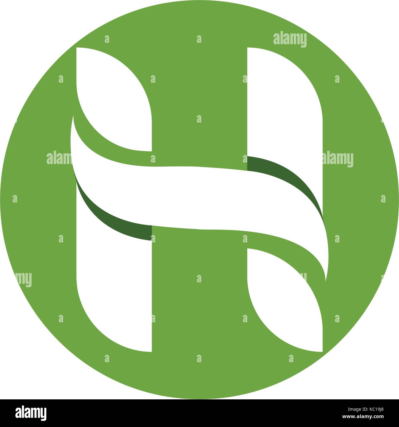 Letter Logos of green tree leaf ecology nature element vector icon ...