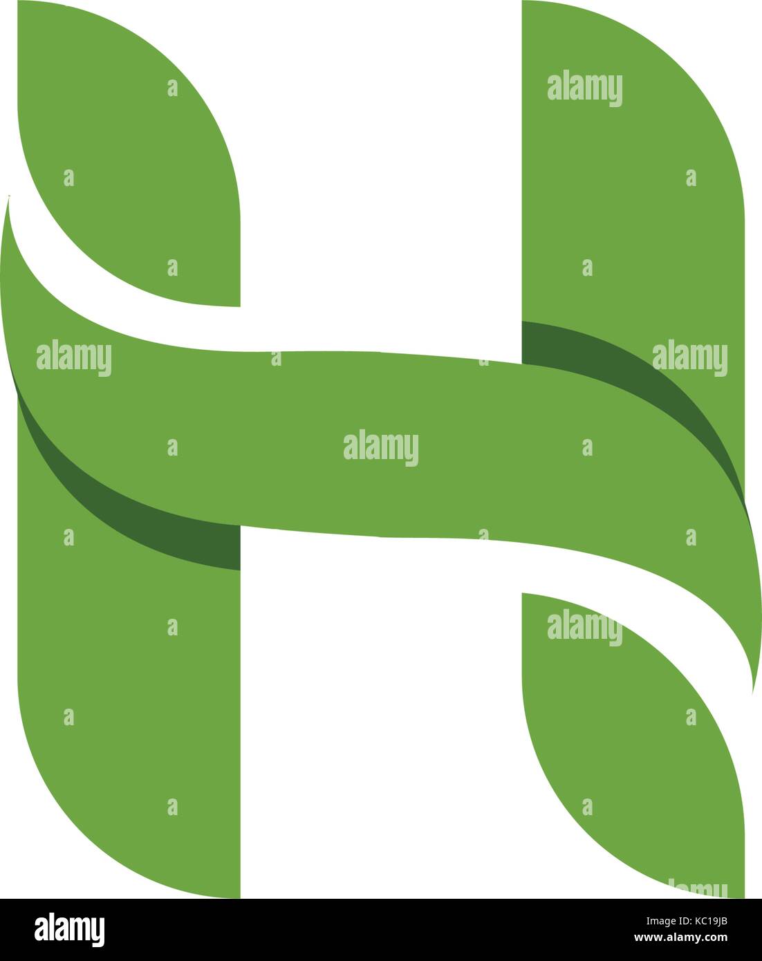 Letter Logos of green tree leaf ecology nature element vector icon ...