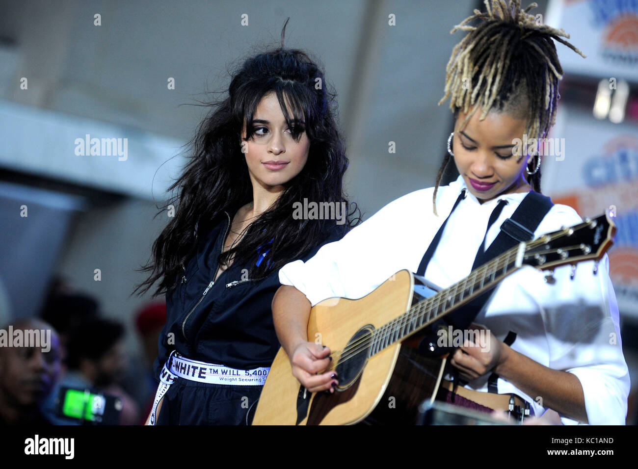 Camila Cabello performs live on stage at NBC's 'Today' at Rockefeller
