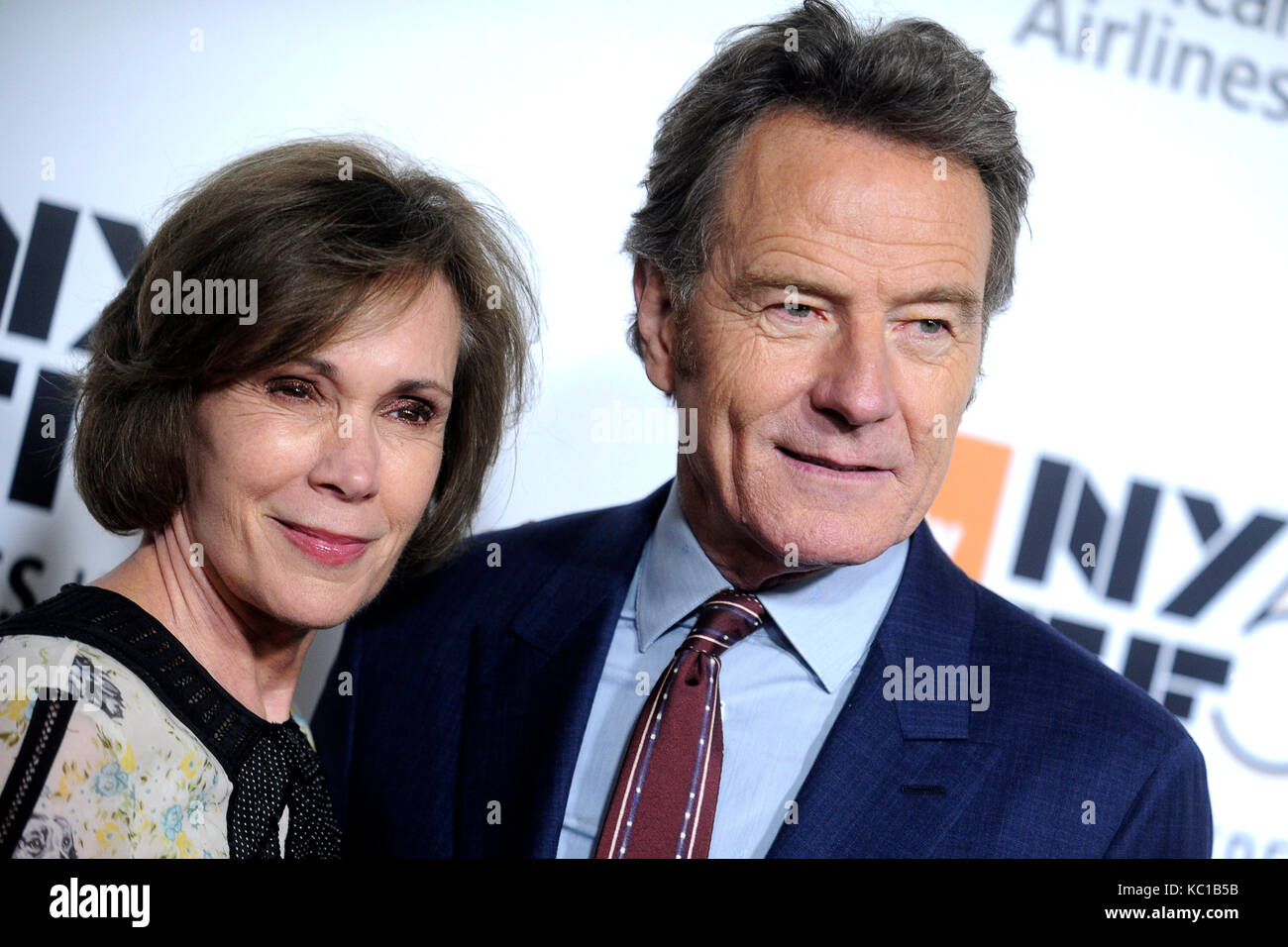 Robin Dearden and her husband Bryan Cranston attend the 55th New York