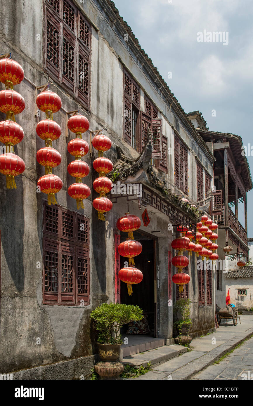 Old Building in Xidi, Huangshan, China Stock Photo