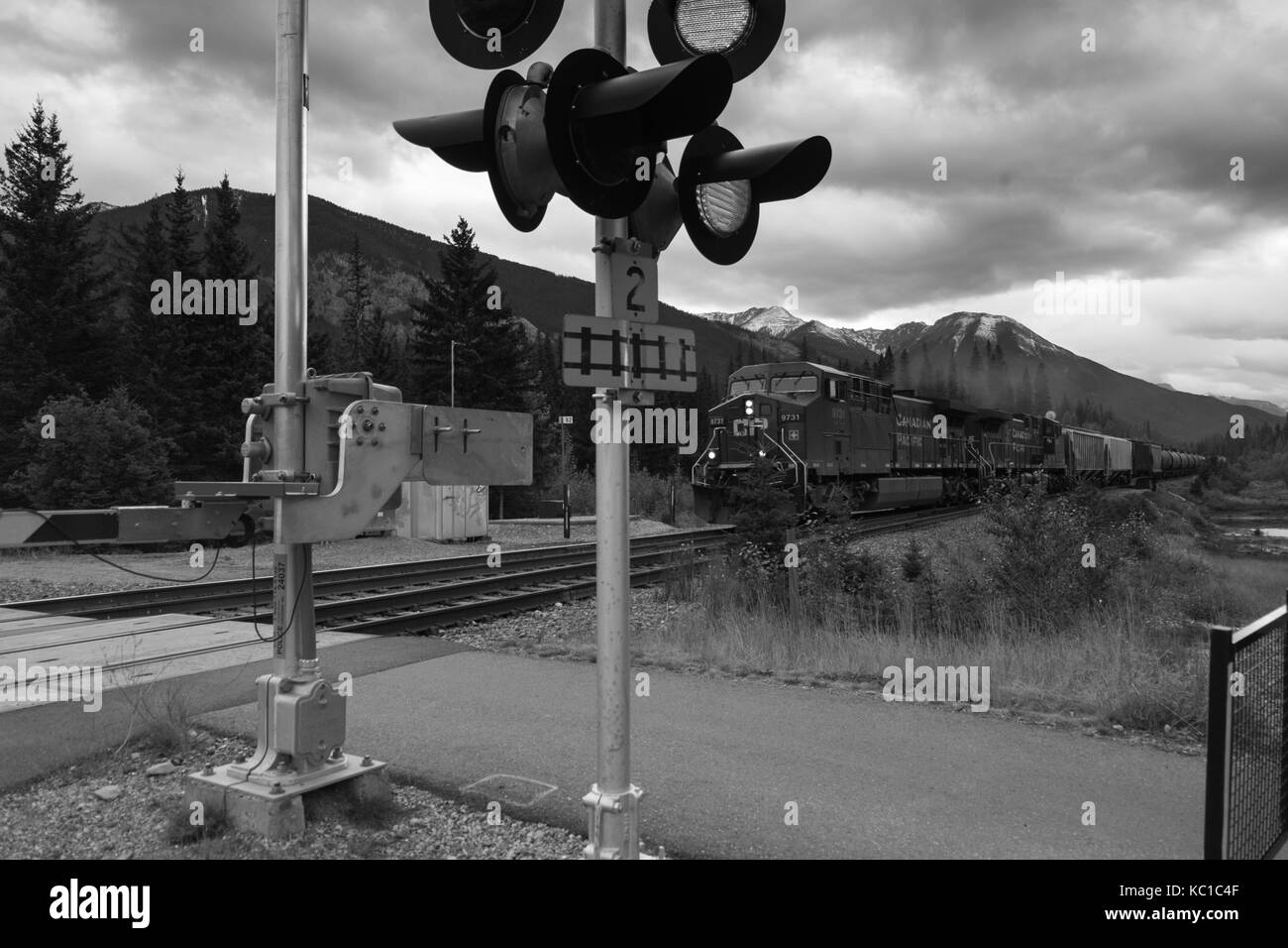 Canadian pacific railway Black and White Stock Photos & Images - Alamy