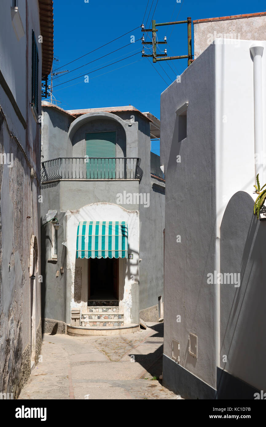 Traditional Homes In The Ancient Boffe District Of Anacapri On The Island Of Capri Italy Stock Photo Alamy