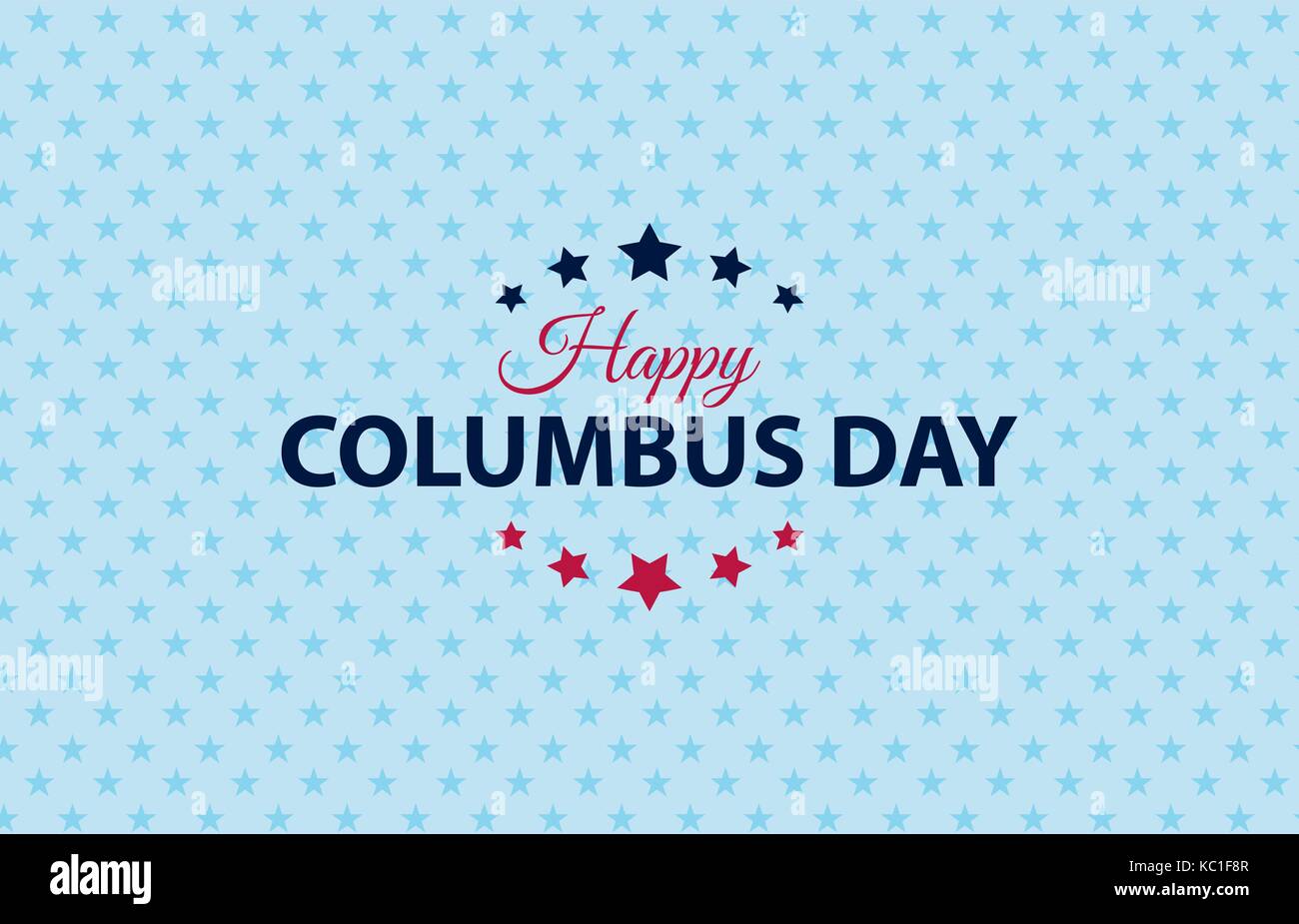 Columbus Day Background. Vector Illustration Stock Vector