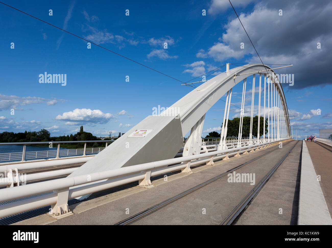 Confluences bridge, Angers, MaineetLoire, France Stock Photo Alamy