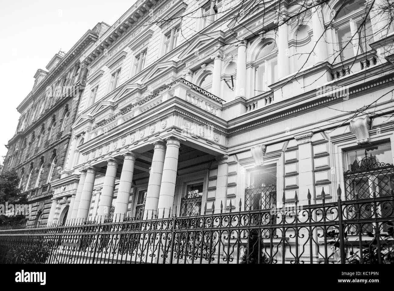 Classical arhitectural details of Budapest. Hungary Stock Photo