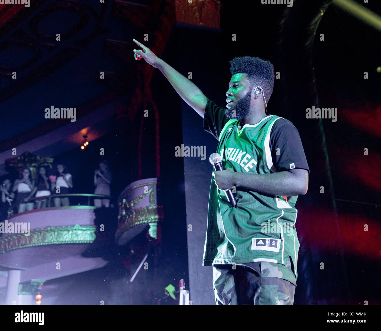 Khalid Rave Milwaukee, Wisconsin, USA. 18th Aug, 2017. Singer KHALID (KHALID ...