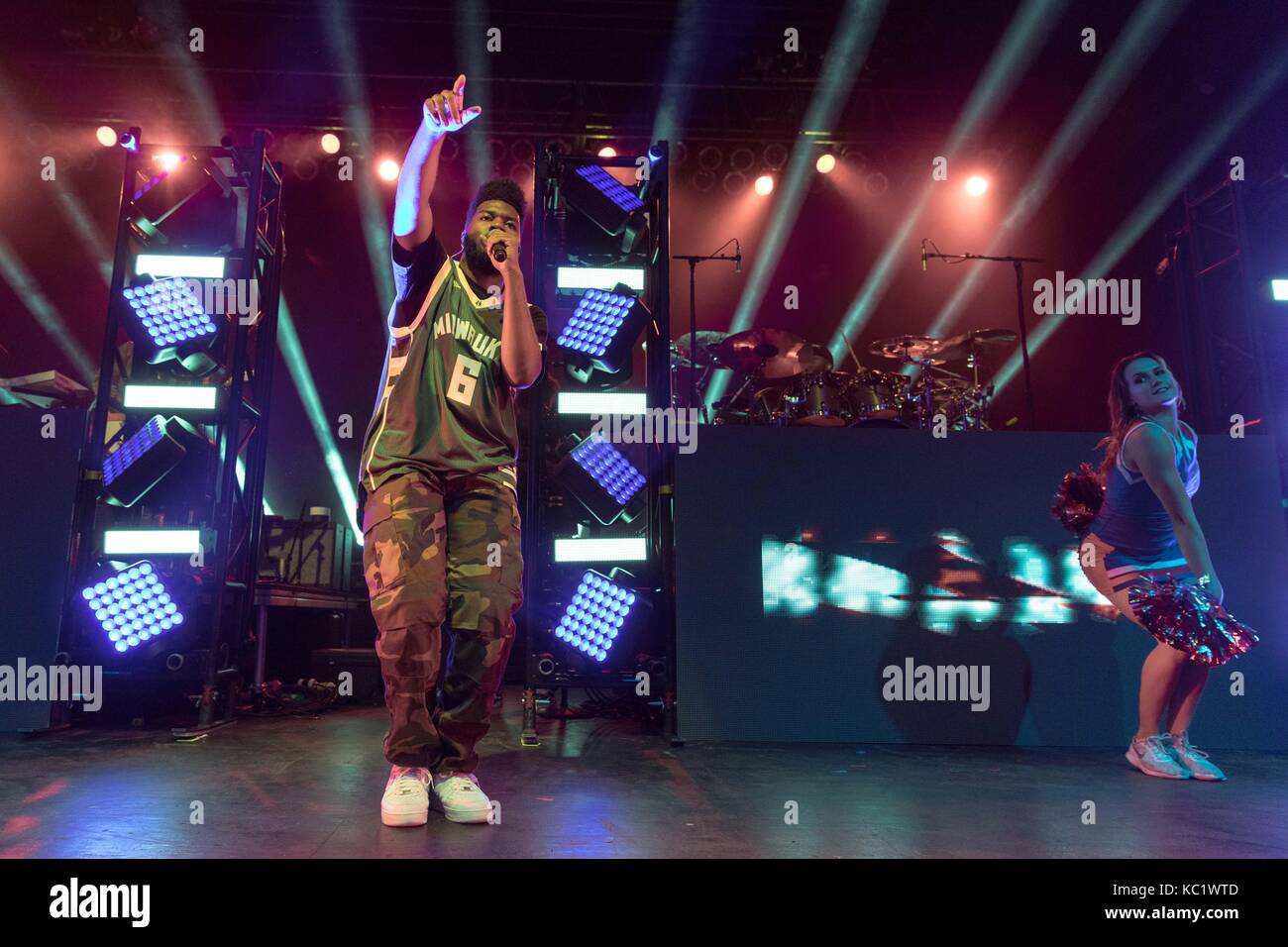 Khalid Rave Milwaukee, Wisconsin, USA. 18th Aug, 2017. Singer KHALID (KHALID ...