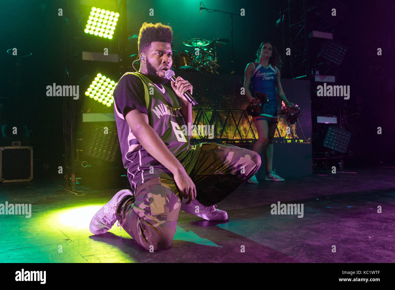Khalid Rave Milwaukee, Wisconsin, USA. 18th Aug, 2017. Singer KHALID (KHALID ...