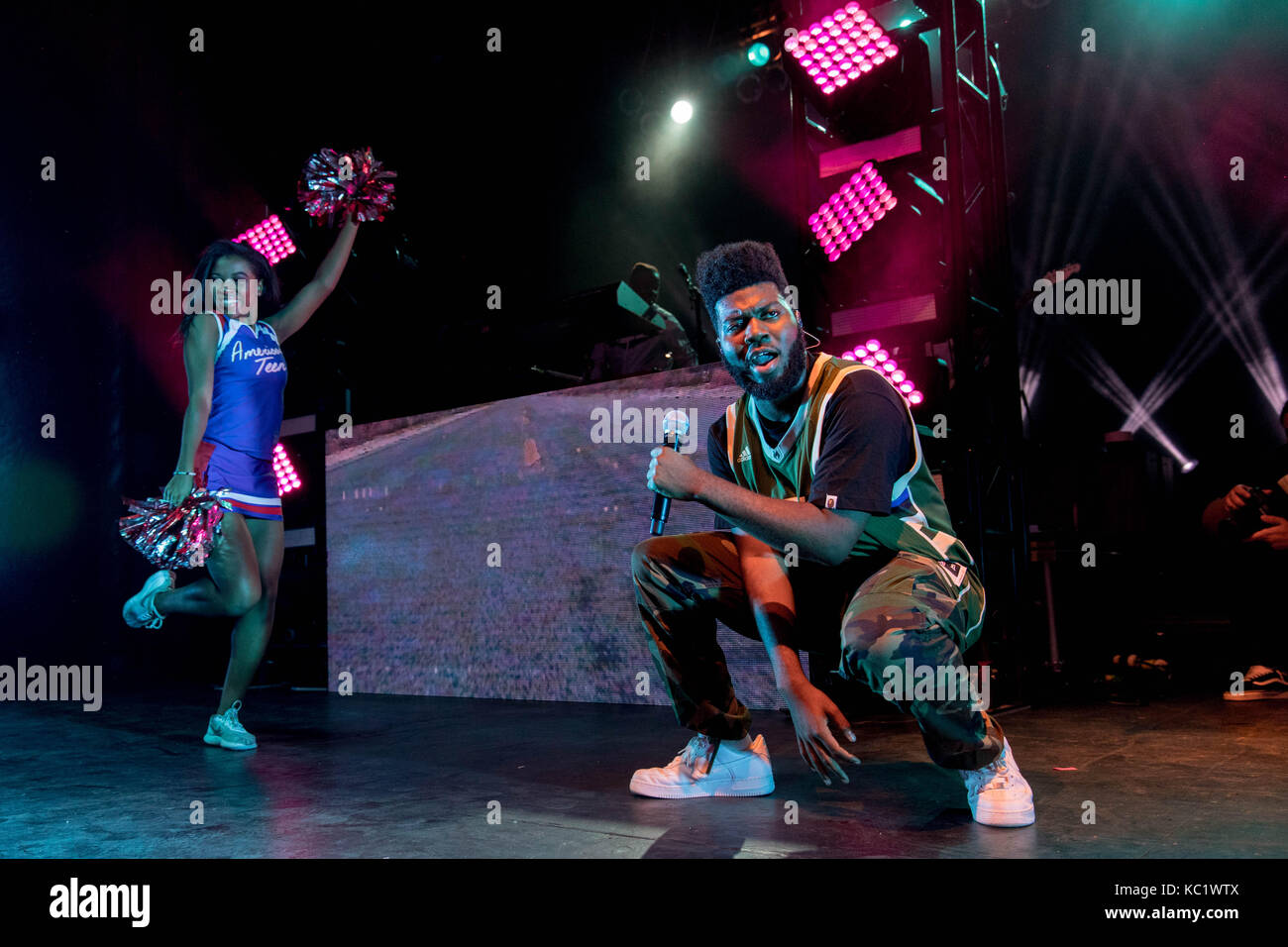 Khalid Rave Milwaukee, Wisconsin, USA. 18th Aug, 2017. Singer KHALID (KHALID ...