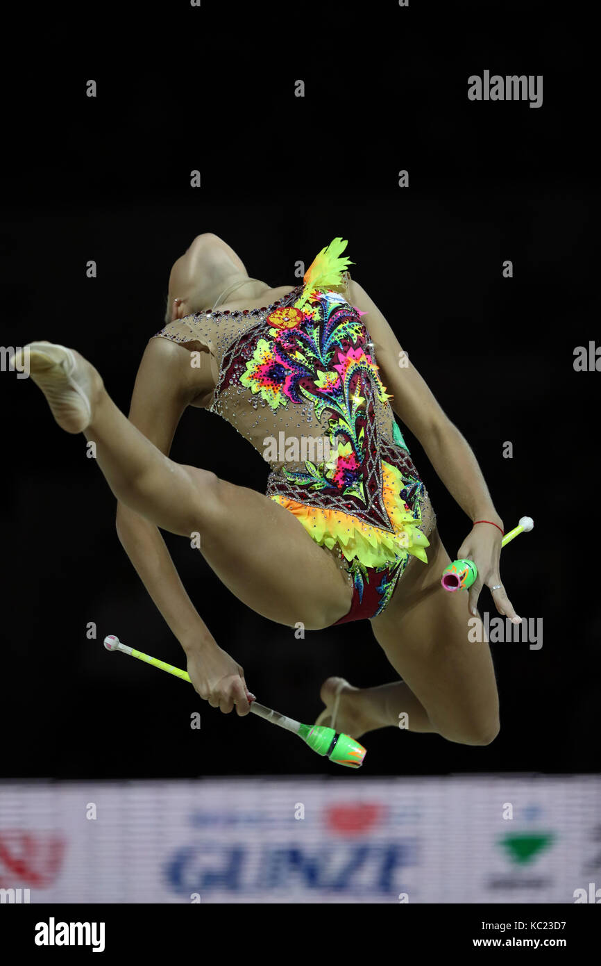 Tokyo, Japan. 1st Oct, 2017. Dina Averina (RUS) Rhythmic Gymnastics