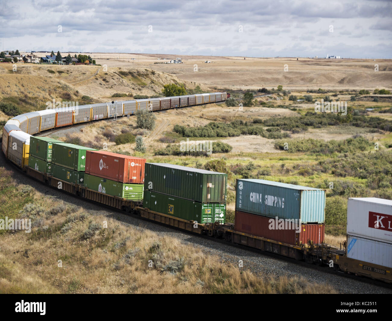Medicine Hat, Alberta, Canada. 19th Sep, 2017. A Canadian Pacific