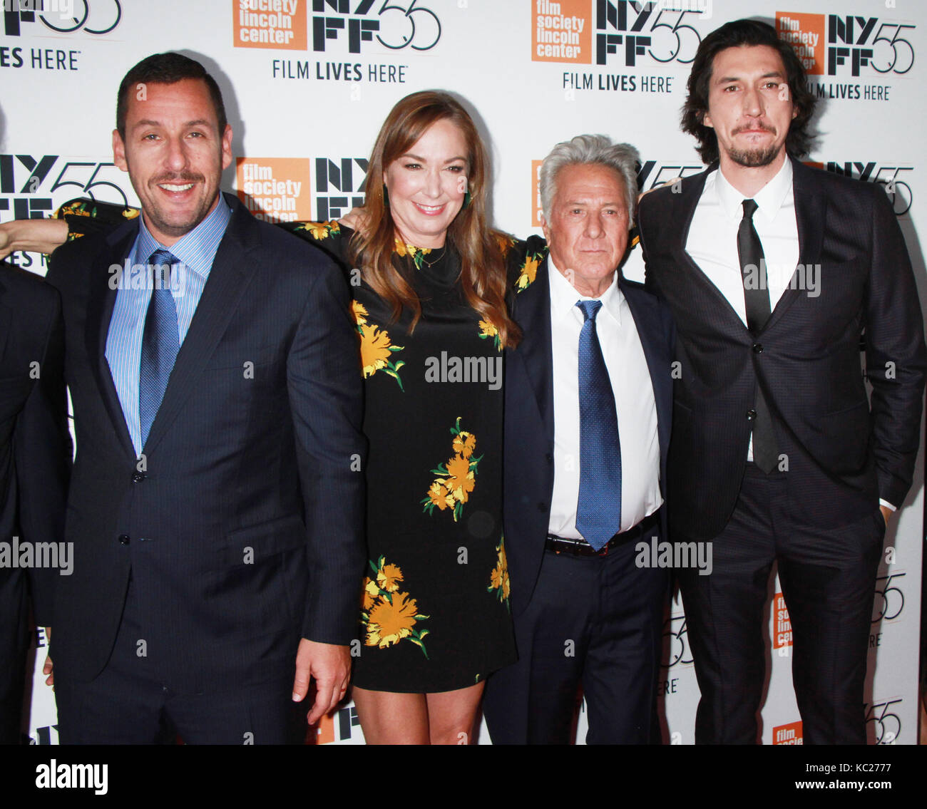 New York, NY, USA. 01st Oct, 2017. Adam Sandler, Elizabeth Marvel