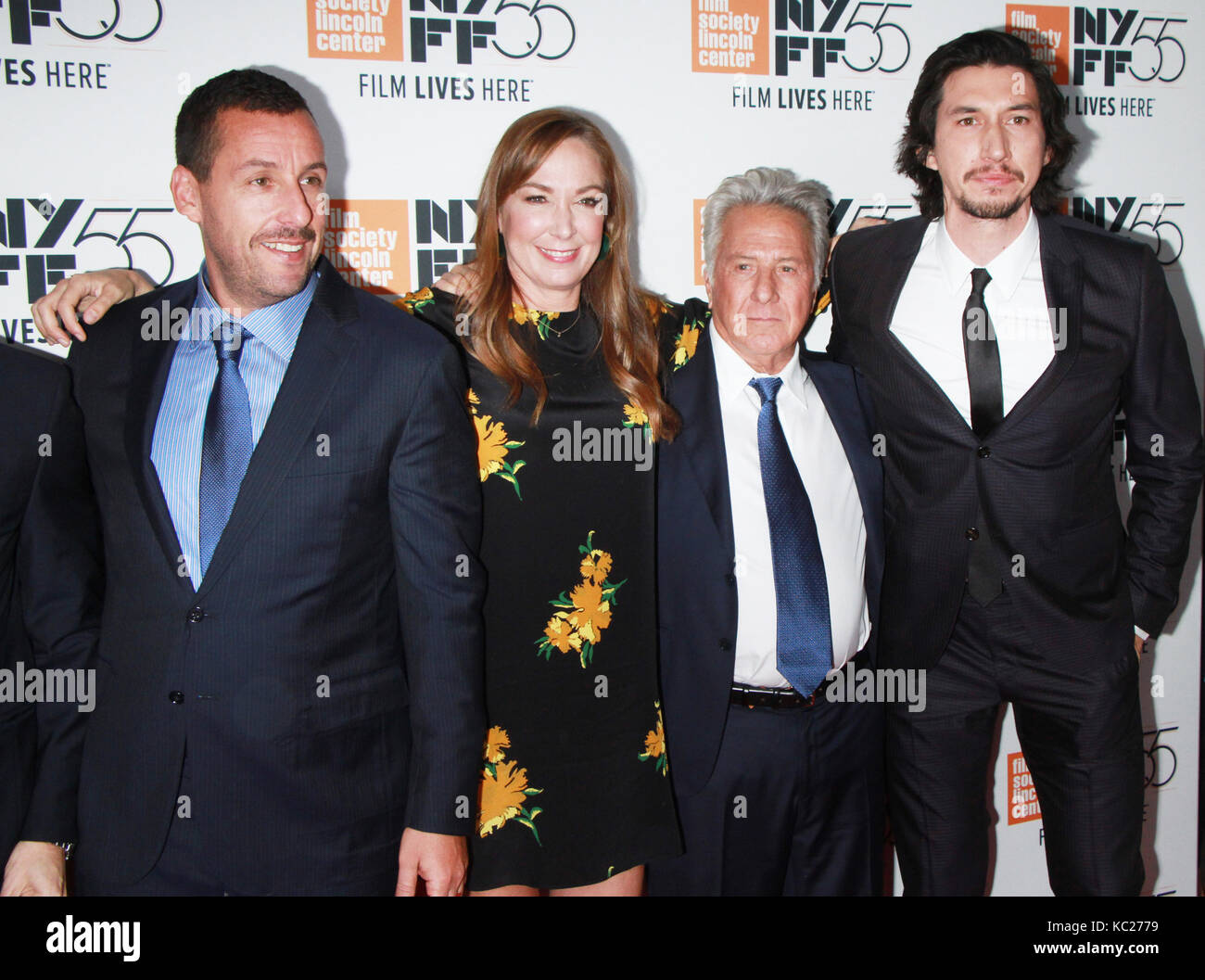 New York, NY, USA. 01st Oct, 2017. Adam Sandler, Elizabeth Marvel