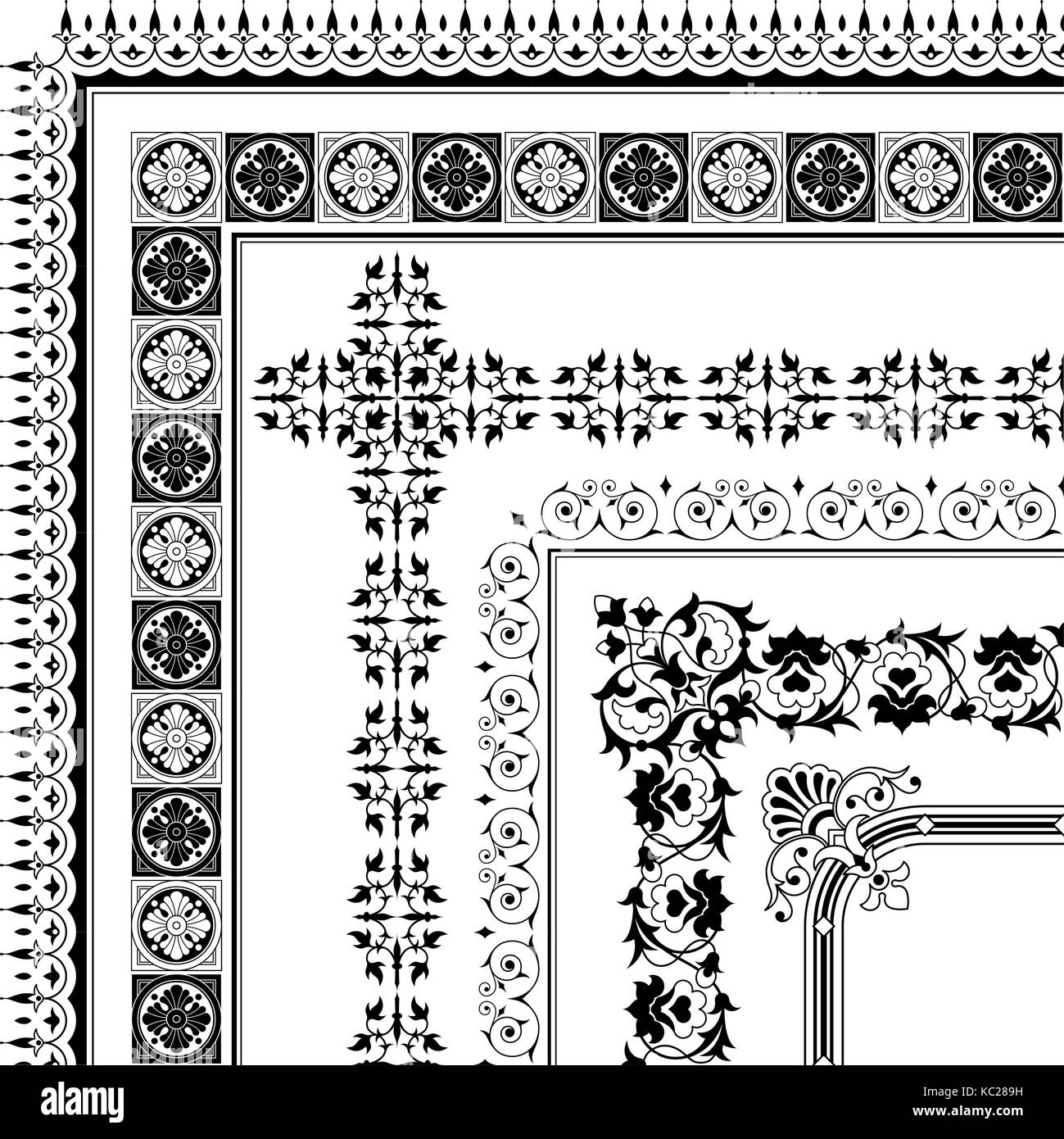 Corner design Stock Vector Images Alamy