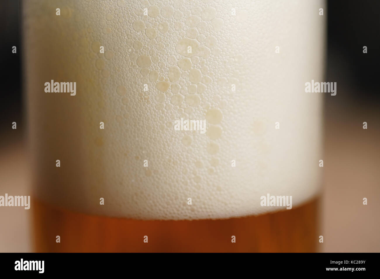 macro lager beer poured into glass, shallow focus Stock Photo Alamy