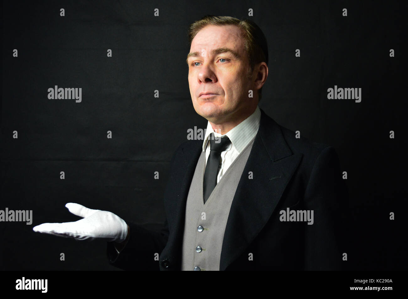 British Classic Butler Stock Photo Alamy